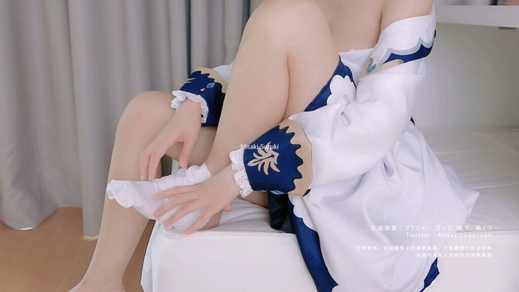 微博推特coser福利姬铃木美咲定制福利作品原神主题cos芭芭拉